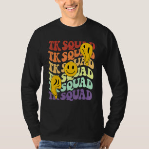 T-shirt Équipe de Tk retro sourire face retour à l'école