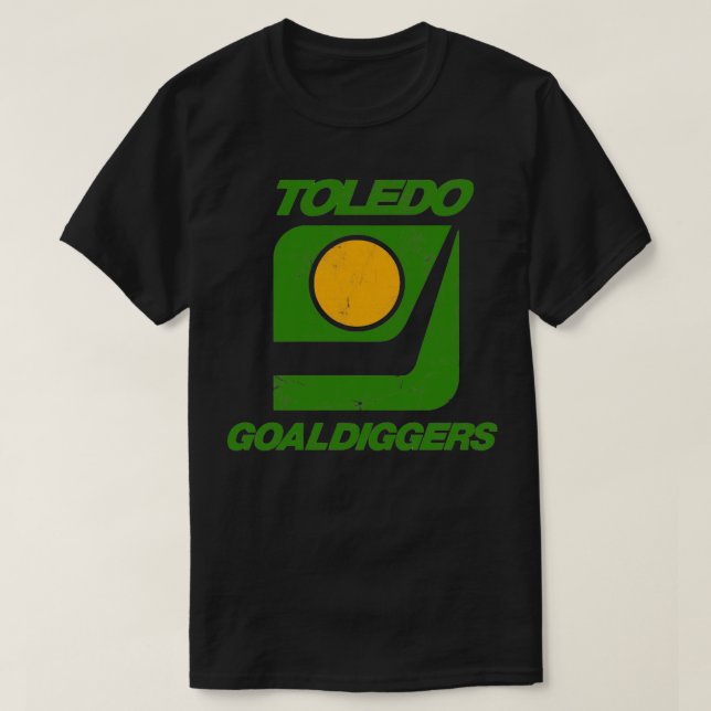T-shirt Équipe de Toledo Goaldiggers les années 7080 (Design devant)