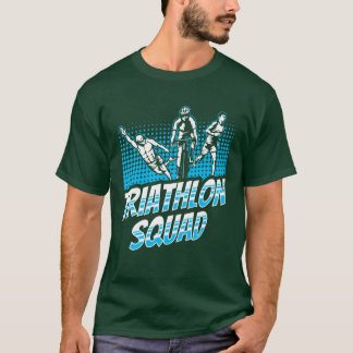 T-shirt Équipe de triathlon Squadriathlonsriathlete Sports