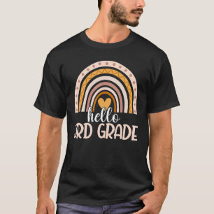T-shirt Équipe de troisième année Arc-en-ciel 1er jour de