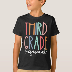 T-shirt Équipe de troisième année Équipage d'enseignant de