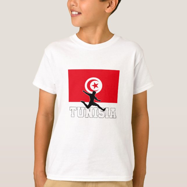 T-shirt Équipe de Tunisie de football (Devant)