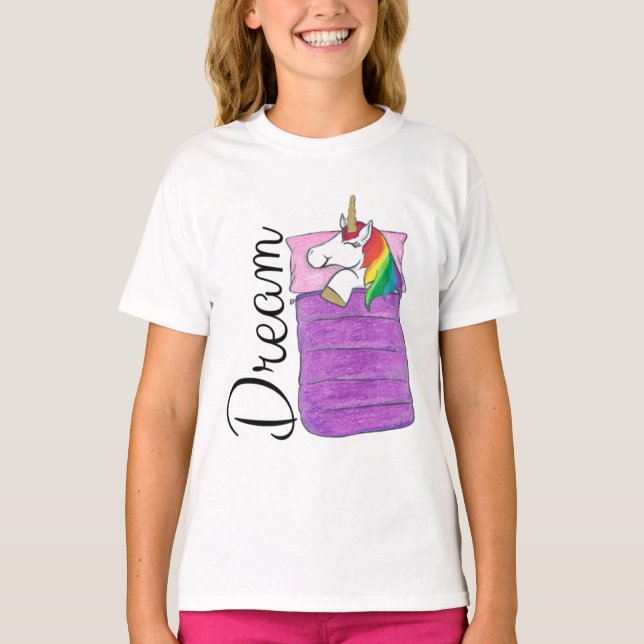 T-shirt Équipe de Unicorn Dreams (Devant)