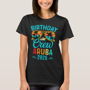 T-shirt Équipe de vacances d'anniversaire à Aruba 2026 ten