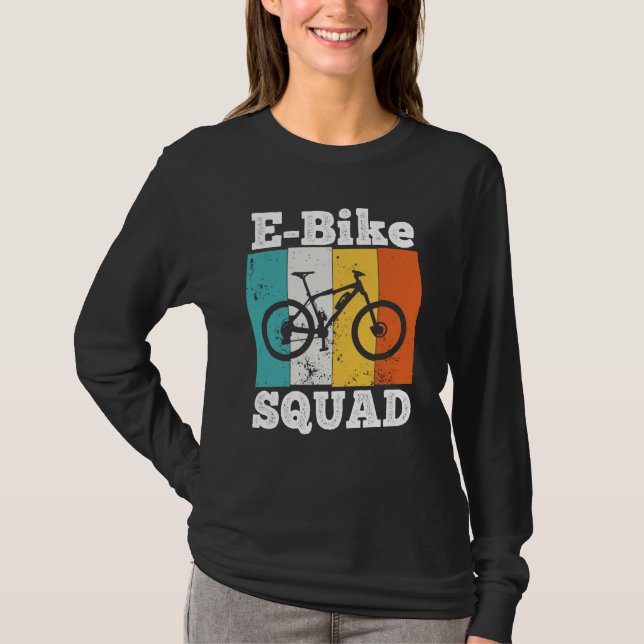 T-shirt Équipe de vélo électrique EBike Squad Vélo électri (Devant)