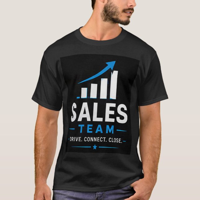 T-shirt 💼 Équipe de vente Personnel professionnel des aff (Devant)