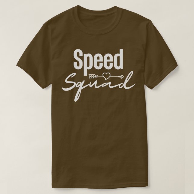 T-shirt Equipe de vitesse drôle 2 (Design devant)