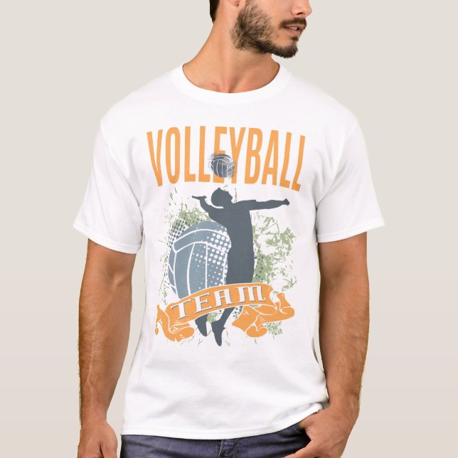 T-shirt Équipe de volley-ball (Devant)