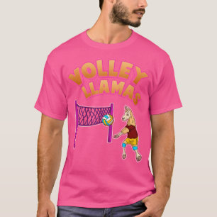 T-shirt Équipe de volley-ball Llama