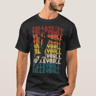 T-shirt Équipe de volley-ball Vintage rétro