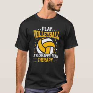 T-shirt Équipe de volleyball athlétique rétro Sport Net Sp