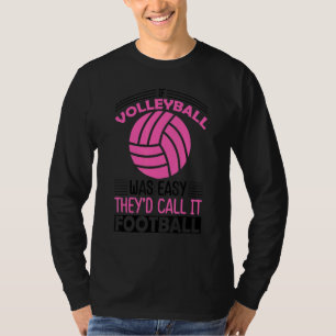 T-shirt Équipe de Volleyball Rétro Athlétique Sport Net Sp