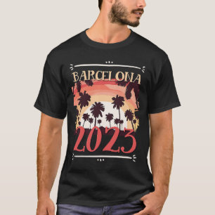 T-shirt Équipe de voyage de vacances à Barcelone 2023 1