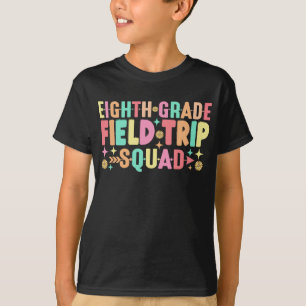 T-shirt Équipe De Voyage Sur Le Terrain De 8E Année Drôle