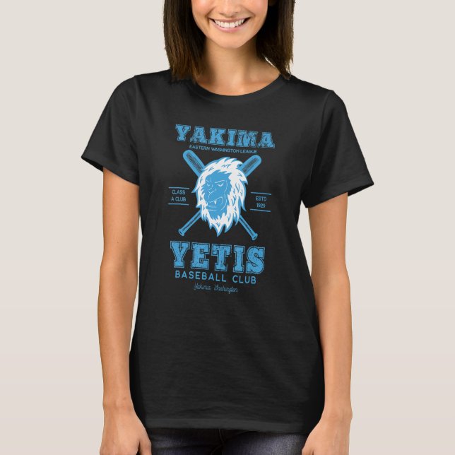 T-shirt Équipe de Yakima Yetis de baseball de ligue mineur (Devant)