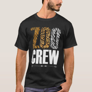 T-shirt Équipe de zoo safari zoologiste Animaux