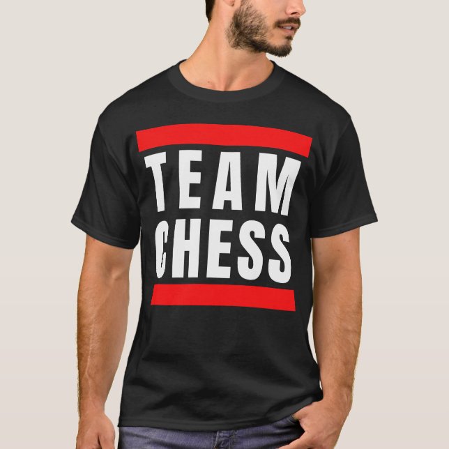 T-shirt Équipe d'échecs rap hip hop ami (Devant)