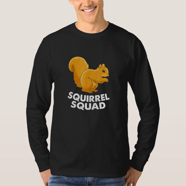 T-shirt Équipe d'écureuils Écureuil (Devant)