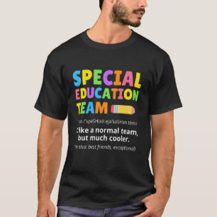 T-shirt Équipe d'éducation spécialisée Définition Rétro Dr