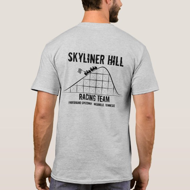 T-shirt Équipe d'emballage de colline de Skyliner (Dos)