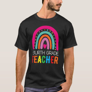 T-shirt Équipe d'enseignant 4e G de classe Rainbow Girls B