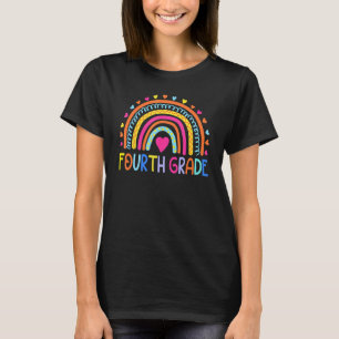 T-shirt Équipe d'enseignant 4e G de classe Rainbow Girls B