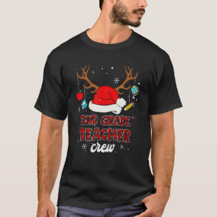 T-shirt Équipe d'enseignant de 2e année Chapeau de Père No