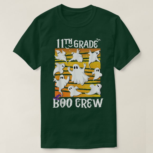 T-shirt Équipe d'enseignants de 11e année de Boo Crew Ba É (Design devant)