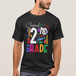 T-shirt Équipe d'enseignants de 2e année Escadron de 2e an