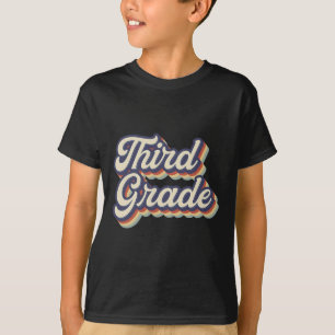 T-shirt Équipe d'enseignants de 3e année rétro Vintage