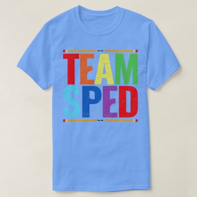 T-shirt Équipe d'enseignants de l'éducation spéciale (Design devant)
