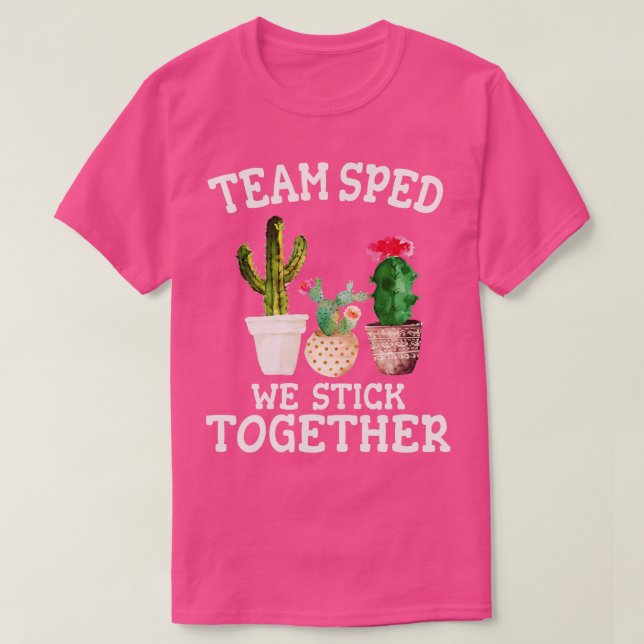T-shirt Équipe d'enseignants de l'éducation spéciale Sped  (Design devant)