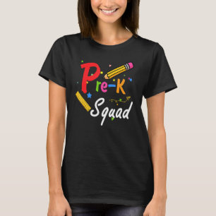 T-shirt Équipe d'enseignants de l'équipe Pré K Équipe d'en