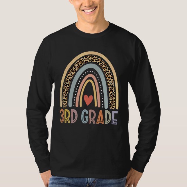 T-shirt Équipe d'enseignants de troisième année 3e année E (Devant)