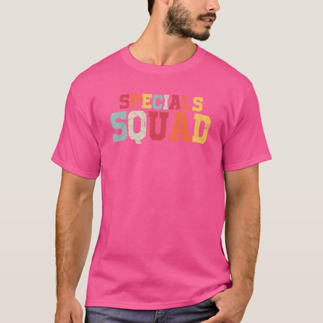 T-shirt Équipe d'enseignants du programme d'études spécial (Devant)