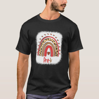 T-shirt Équipe d'enseignants pour filles et garçons arc-en