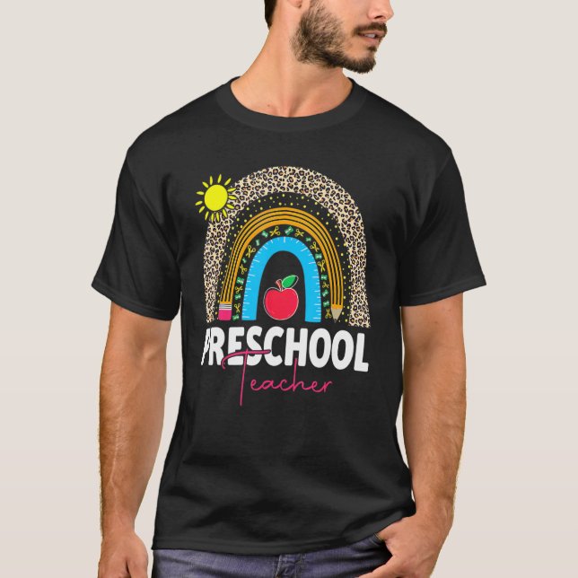 T-shirt Équipe d'enseignants préscolaires Équipe d'élèves  (Devant)