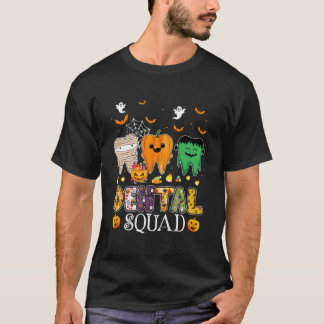 T-shirt Équipe Dentaire Fantôme Dentiste Halloween