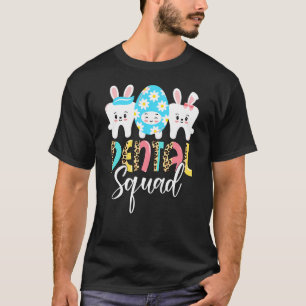 T-shirt Équipe Dentaire Lapins Dents Mignonnes Assistante