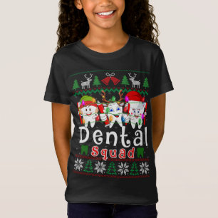 T-Shirt Équipe dentaire Père Noël Elf Reindeer Dentist Ugl