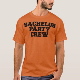 T-shirt Équipe d'enterrement de vie de garçon Art Mariage 