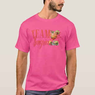 T-shirt Équipe d'enterrement de vie de jeune fille Cocktai