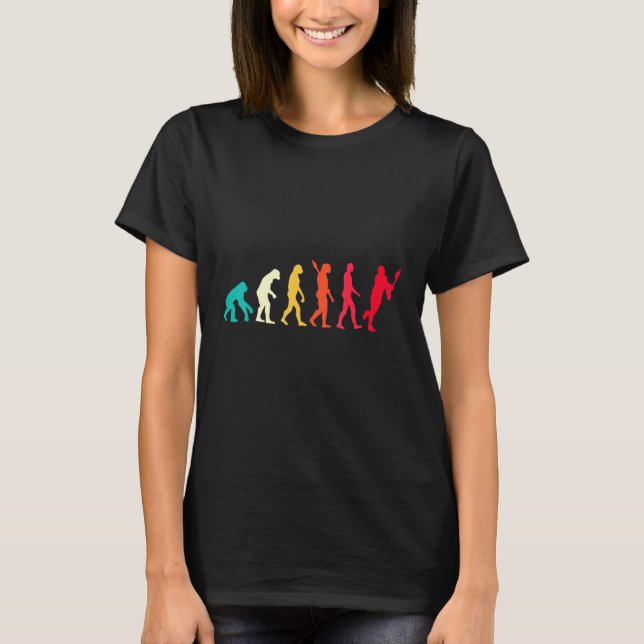 T-shirt Équipe d'entraîneurs d'évolution du joueur de cros (Devant)
