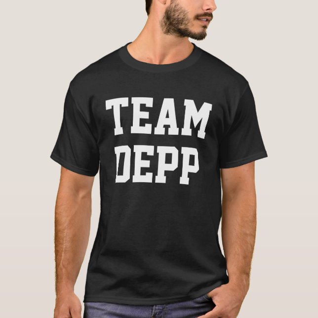 T-SHIRT "ÉQUIPE DEPP" (DOUBLE FACE) (Devant)