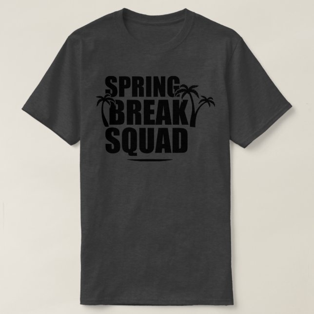 T-shirt Équipe des congés de printemps (Design devant)