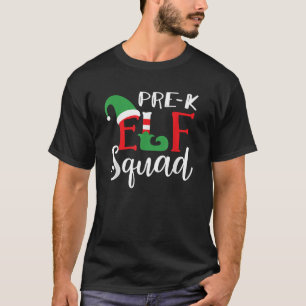 T-shirt Equipe des elfes de Noël Pré K Enseignant Top T Ch