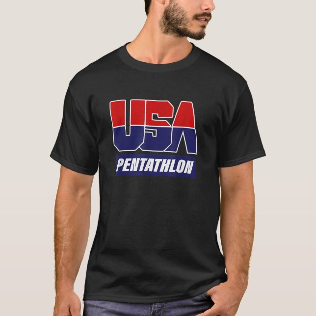 T-shirt Équipe des États-Unis de Pentathlon 2021 (Devant)