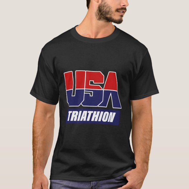 T-shirt Équipe des États-Unis de triathlon 2021 (Devant)