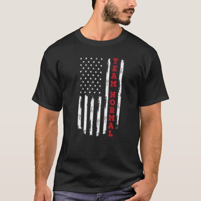 T-shirt Équipe des hommes normaux Équipe des femmes normal (Devant)