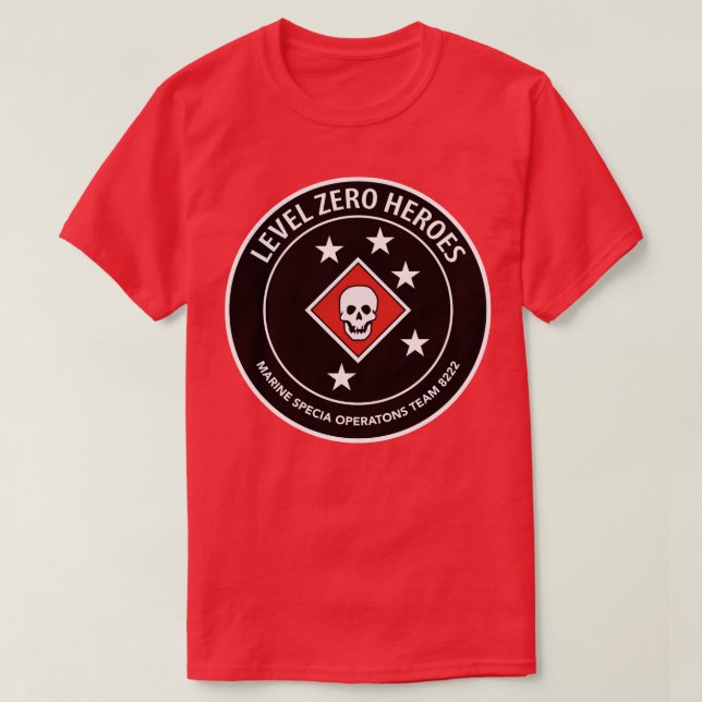 T-shirt Équipe des opérations spéciales maritimes 8222 (Design devant)